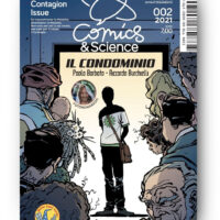 Un uomo in semioscurità è alla porta. Un gruppo di persone, che vediamo di spalle, lo guarda preoccupato. In alto i consueti loghi e riconoscimenti di chi ha contribuito a creare questo albo a fumetti: Paola Barbato