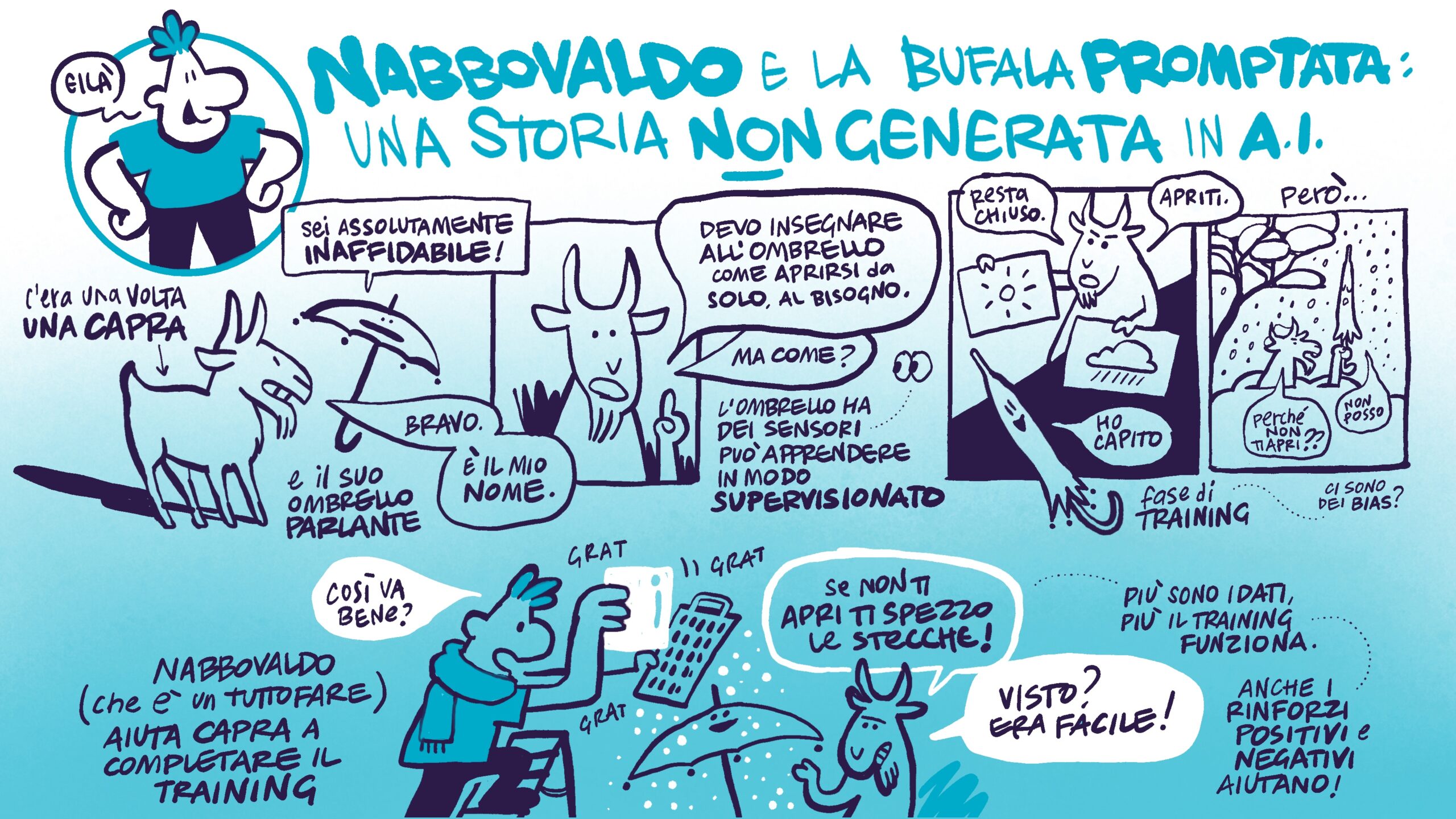 FreeStory realizzata con il CNR-IIT, sceneggiata da Giovani Eccher e disegnata da Gabriele Peddes al Comics&Science PALACE