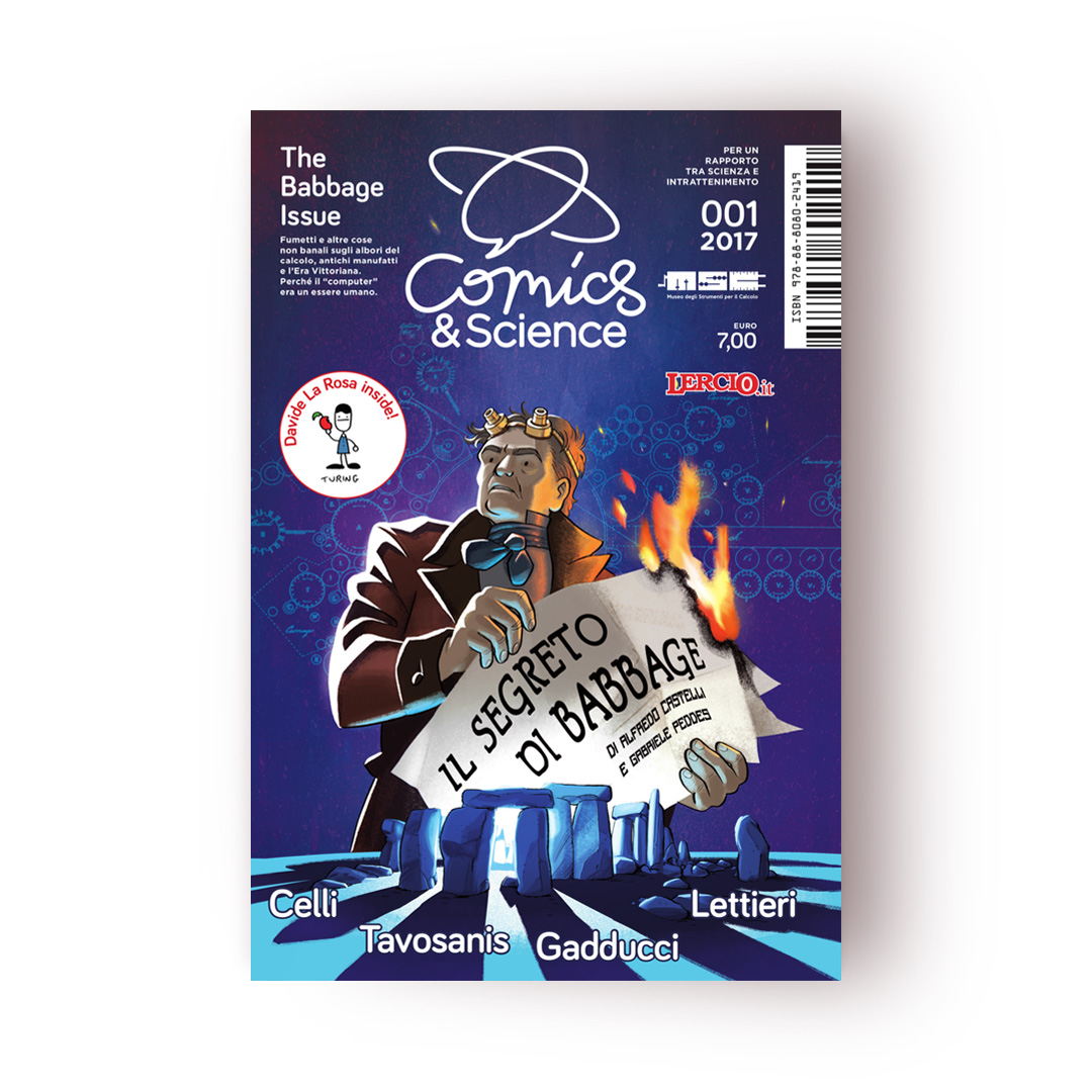 La copertina di The Babbage Issue disegnata da Gabriele Peddes