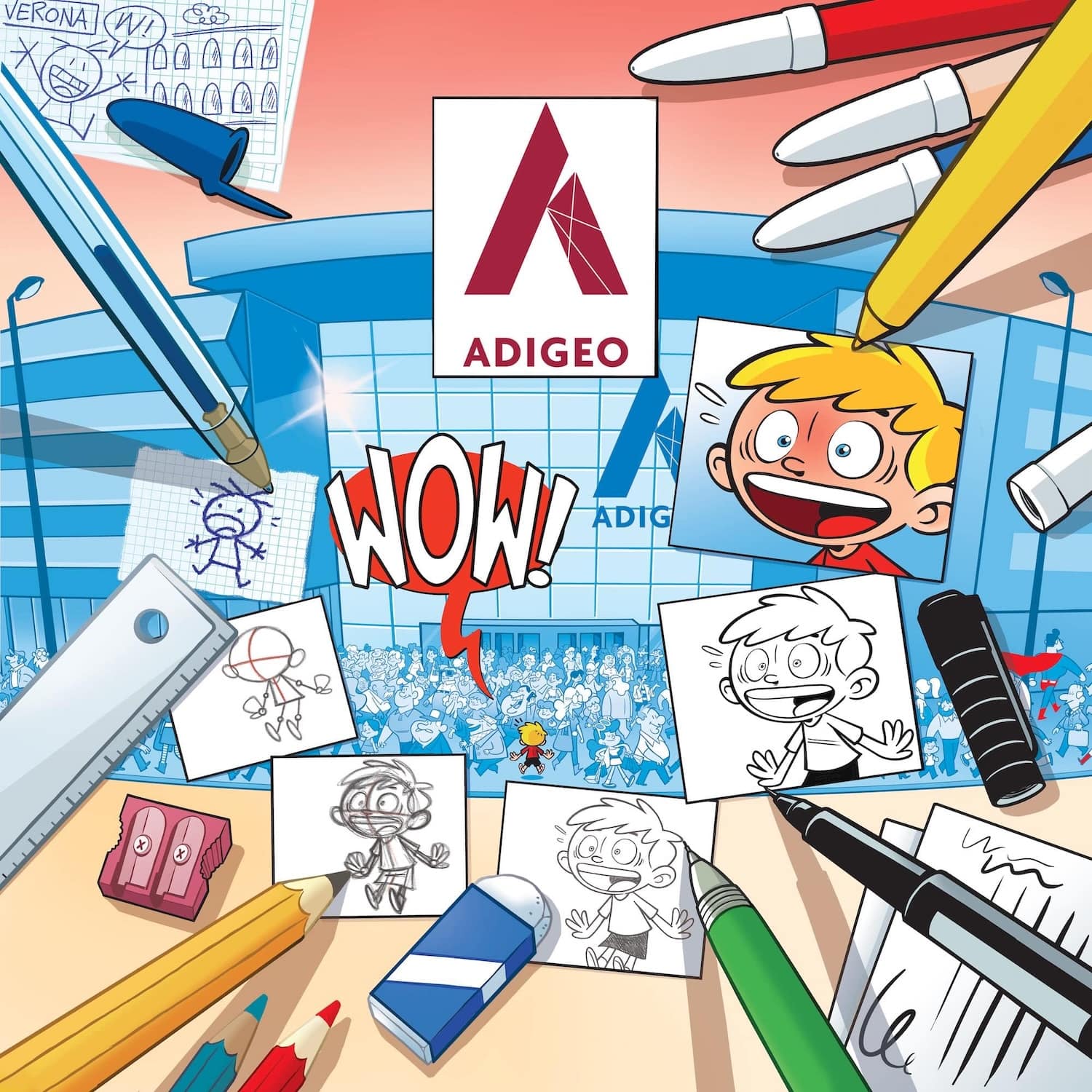 La locandina di Adigeo Comics Verona