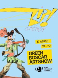 Locandina della Green Boscar Artshow - realizzata da Martoz
